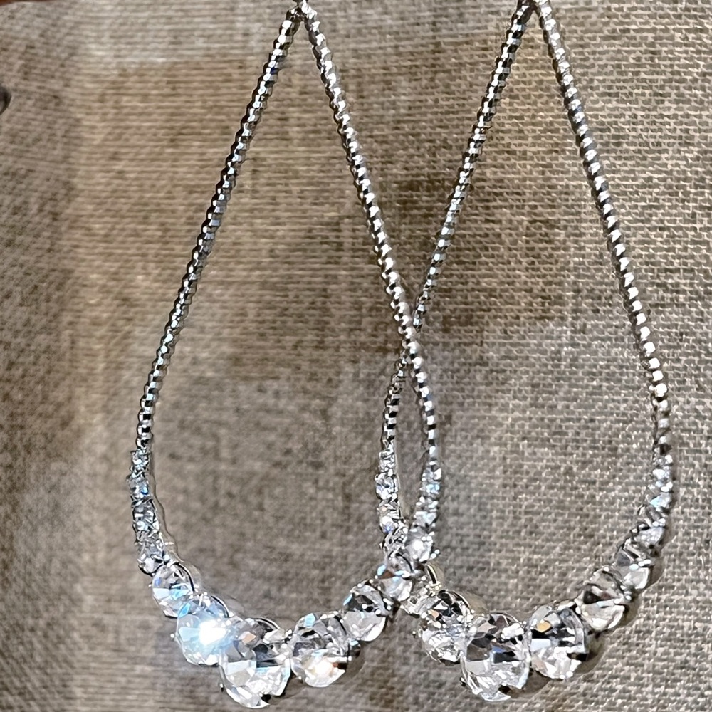 Express Brand Rhinestone Earring Bundle! - Picture 2 of 8